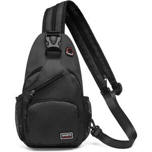 Convertible Sling Bag Crossbody Backpack, 11-Inch Pads Bags with Headphone Jack